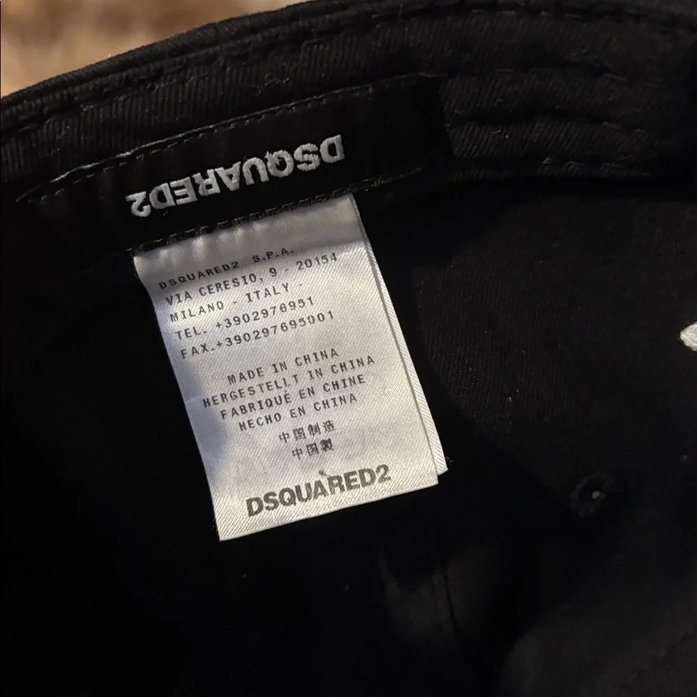 Dsquared2 Icon Logo Embroidered Baseball Cap